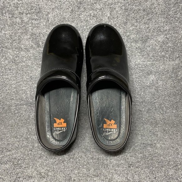 Dansko XP Professional Clog Women 39 / US 8.5-9 Black Patent Leather Work Career - Picture 6 of 13